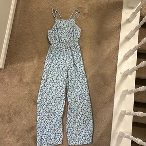 Zara girl’s floral jumpsuit